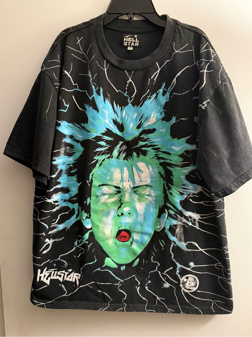 Hellstar Electric Kid Graphic T-Shirt Streetwear made in USA